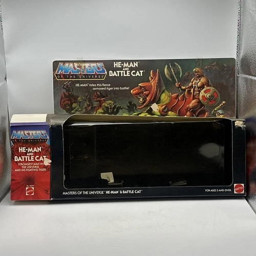 He Man and Battle Cat Vintage 1981 MOTU Original BOX ONLY - RARE