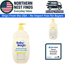 Moisturizing 30 fl oz Hair  Body Wash for Delicate Baby Skin  Hypoallergenic