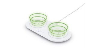 TRONIC Ql Ladegerät Dual weiß kabellloses Laden B Ware Zustand: gut