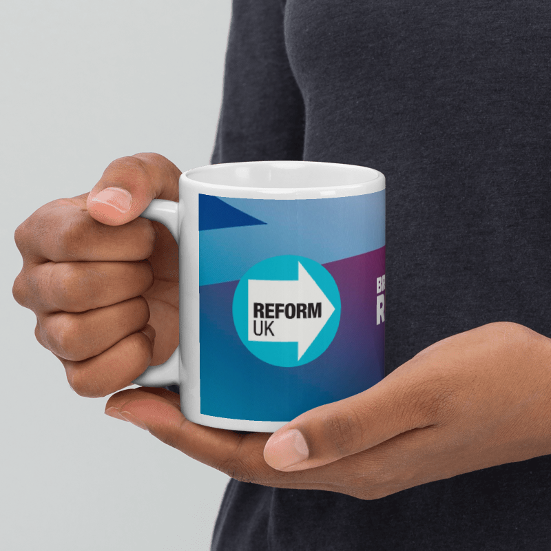Reform UK Party Mug - Nigel Farage Mug - Vote Reform - Politics Mug ...