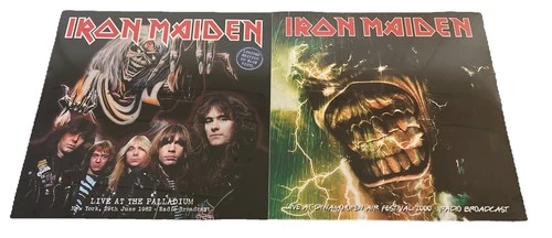 Iron Maiden - Live Palladium, New York, Open Air Fest Vinyl Record Lot New
