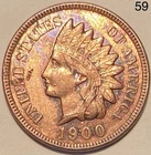 1900 Indian Head Penny Cent
