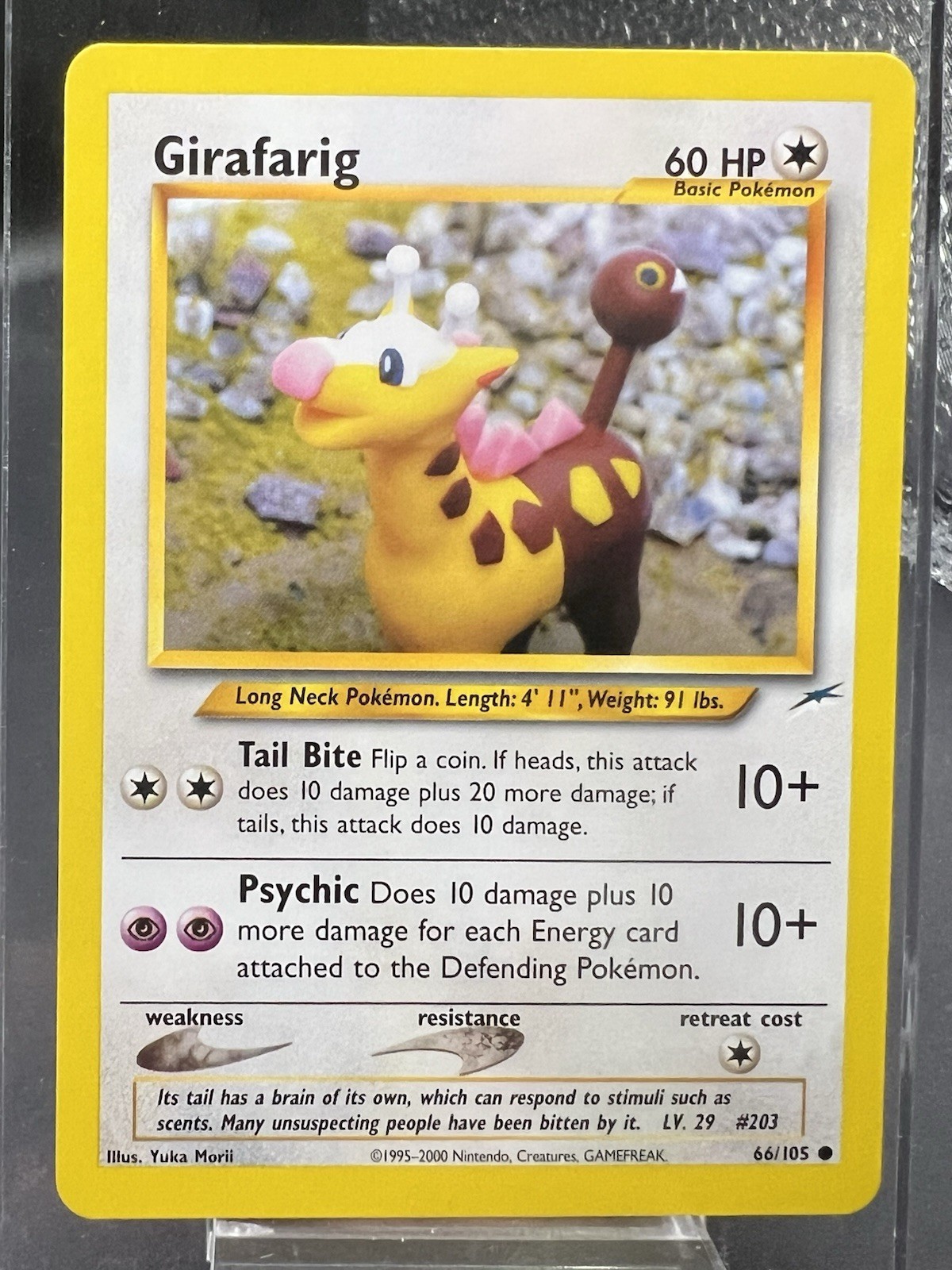 Pokemon TCG Girafarig 66/105 Neo Destiny