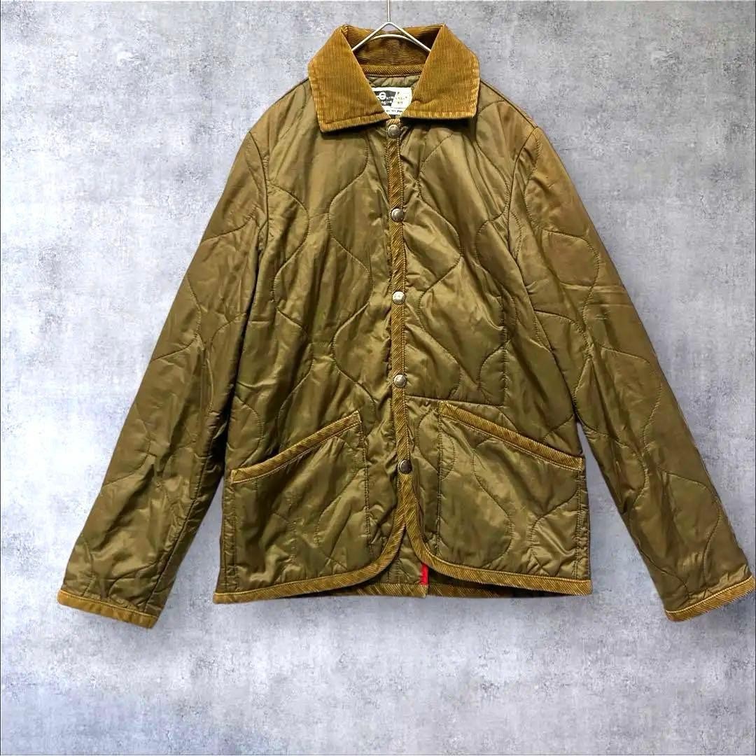 Engineered Garments Quilted Jacket Outer Khaki 1 - image 1