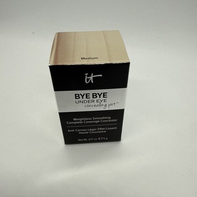 It Cosmetics - Bye Bye Under Eye Concealing Pot - Medium - 0.17 oz - New In Box 