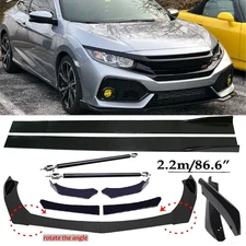 For Honda Accord Coupe Front Bumper Lip Spoiler Splitter Car Body Rear