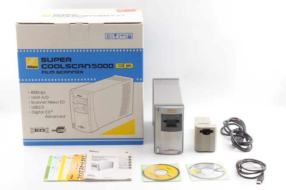 [UNUSED in Box] Nikon SUPER COOLSCAN LS-5000 ED Film Scanner w/ SA-21 From JAPAN - Image 2 of 4