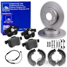 ATE BREMSSCHEIBEN 272mm+BELÄGE+HANDBREMSE HINTEN passend für BMW 3er E36 COMPACT