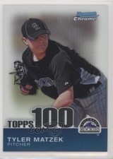 2010 Bowman Chrome Topps 100 Prospects 514/999 Tyler Matzek #TPC8 sh7