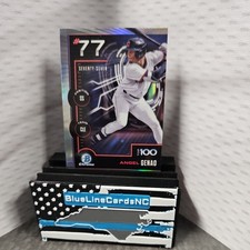 2025 Bowman Chrome Top 100 Refactor Angel Genao #BTP-77 Cleveland Guardians RC
