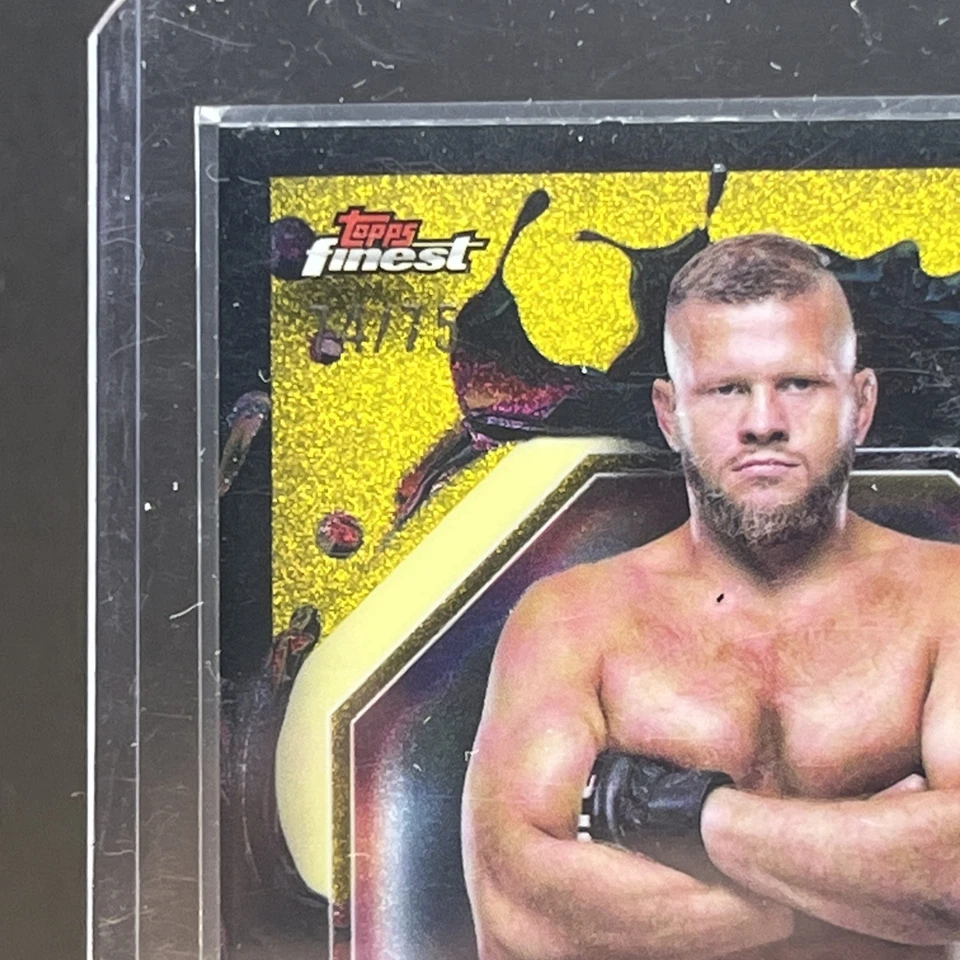 2024 Topps Finest Marcin Tybura /75 Gold Splatter UFC 🔥💎👊 - Image 3 of 4