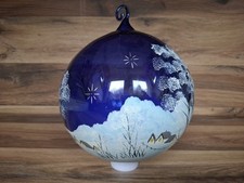 Große Weihnachtsbaumkugel 20cm  Christbaumkugel  Christbaumschmuck  Lauscha DDR 
