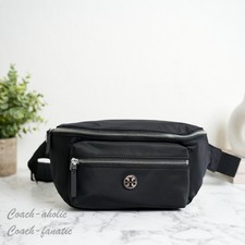Tory Burch Nylon Belt Bag Fanny Pack 170436 in Black Lightweight NWT