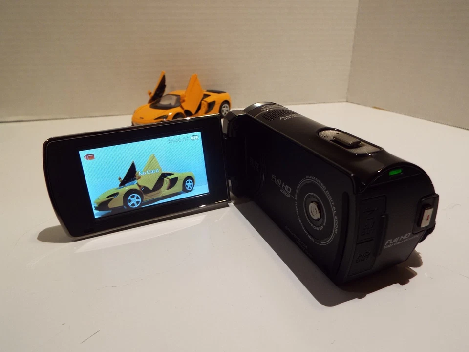 Camcorder BELL & HOWELL DV12HDZ 1080p HD 10X Zoom 16MP. Dark Blue. Works Great. - Image 4 of 4