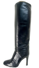 Russell & Bromley Butter Soft Leather Knee High Slim Leg Stiletto Boots Sz 4.5