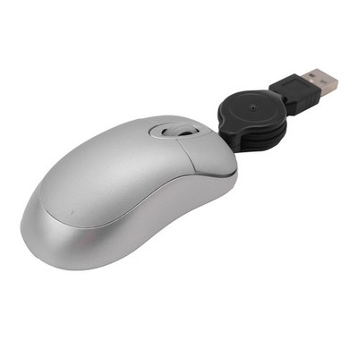 Mini USB Kabel Gebundene Maus Einziehbares Kabel Kleine Maus 1600 DPI Optis4533
