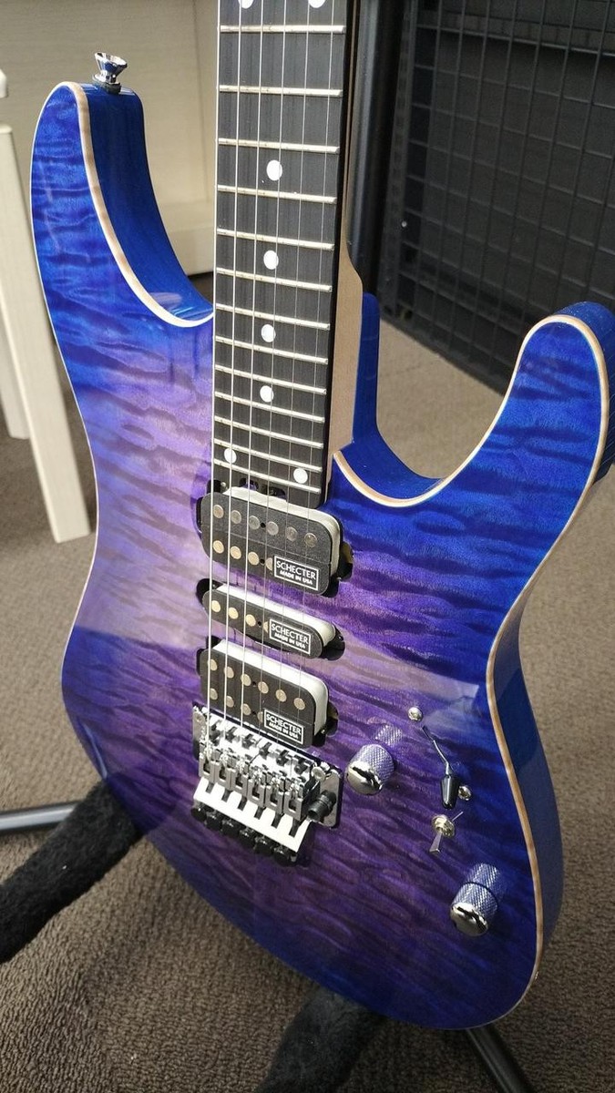 ギター SCHECTER EX-5 SCHECTER EX-5B-24-CTM-FRT (Pink Purple Burst/BM) #241201