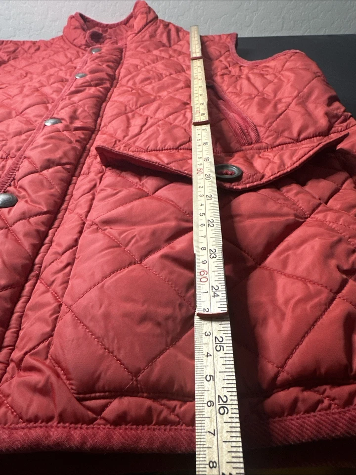 Rare Vintage POLO RALPH LAUREN RL & Co Club Quilted Vest Jacket 2000s Red SZ XL - Image 4 of 4