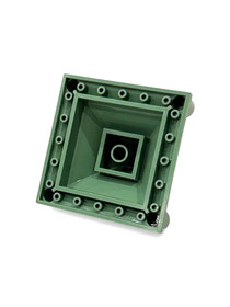 LEGO Roof Piece 6 x 6 x 3 Peaked #30614 Sand Green Harry Potter 4702/4704-4706