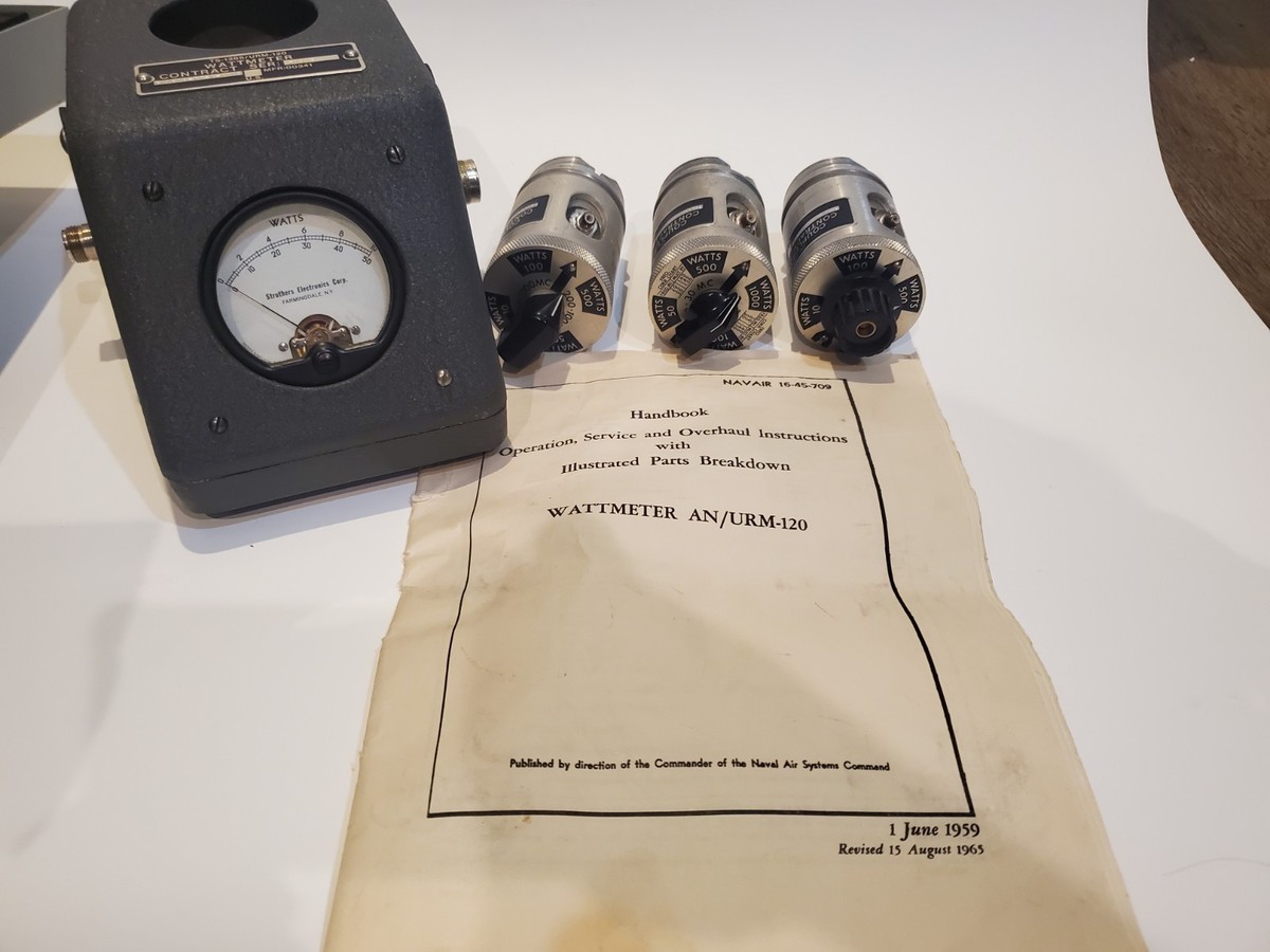 RF-Wattmeter 米軍用 通過型電力計 AN/URM－120 AN⁄URM-120 with