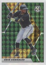 2021 Panini Mosaic Green Mosaic Prizm Erik Gonzalez #114 06ee