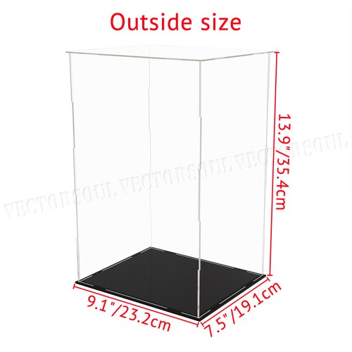 Large Acrylic Display Case Dustproof Box Action Figures for Collectibles Diecast - Picture 18 of 26