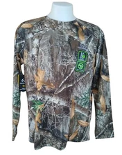 Realtree Camo Shirt Men's Medium 38/40 Camouflage Edge Hunting New Long Sleeve