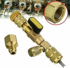 Hvac Tool Ac Schrader Valve Core Remover Dual Size 1/4" & 5/16" Port Installer