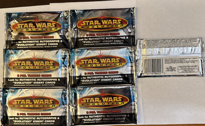 2001 Topps STAR WARS Evolution Basic Trading Card Set - 8 cards SEALED x1