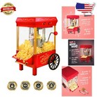 Professional Tabletop Popcorn Machine with Lighted Interior & Tilt Drawer Access