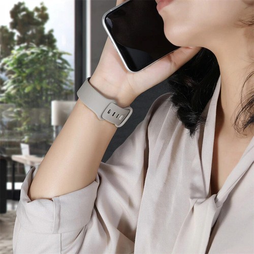 Mehrfarbiges Silikon Sport Uhr Armband Armband für Fitbit Versa 3 4 Sense 2 - Bild 6 von 16