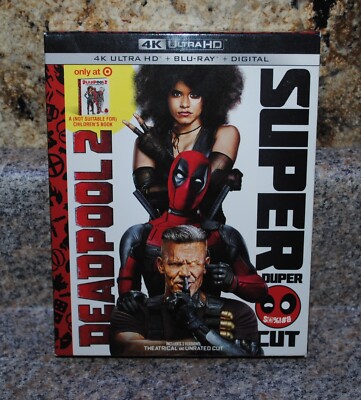 Deadpool 2 Super Duper Cut w/ Children's Book - 4K, Blu-Ray