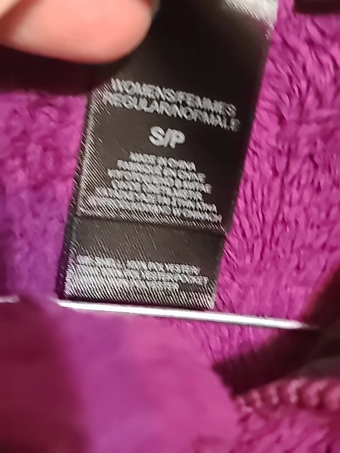 north-face fleece full zip pre-owned jacket