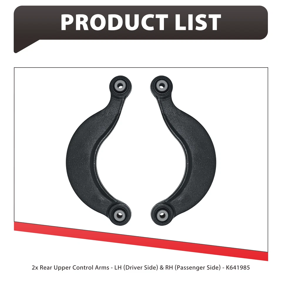 Juego de kit brazo de control trasero Fit Focus Mazda 3 5 Volvo C70 C30 S40 V50 superior inferior Foto 3 de 4