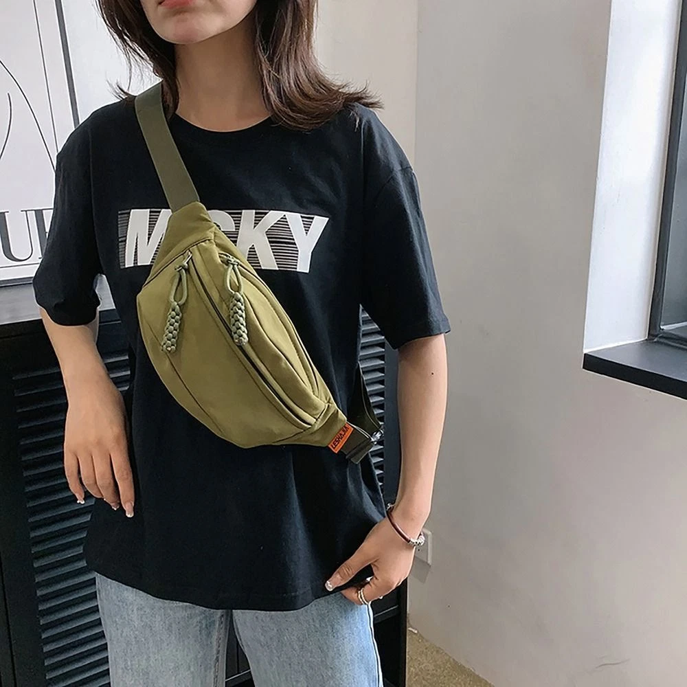 Fanny pack over chest top