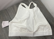 Auden Womens Unlined Crossback Bralette, White Size XL