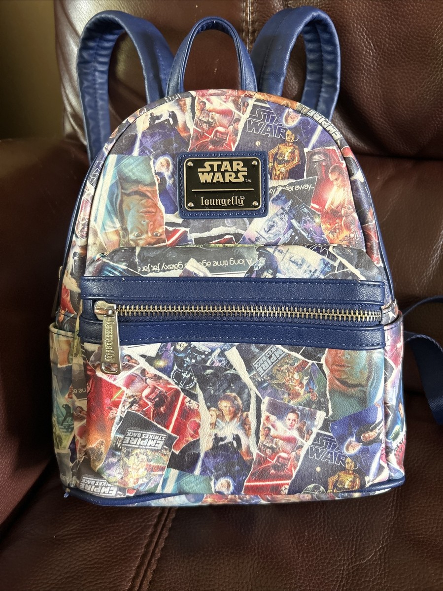 Disney Parks Loungefly Star Wars Movie Poster Collage 