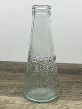 Vintage Campari Soda Bottle Glass Milano 