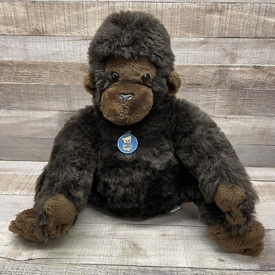 Vintage Dakin Gorilla Plush 1979 Brown Ape Monkey 18