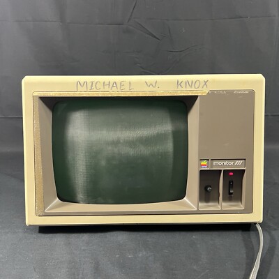 Apple - てつや Vintage 1983 Apple Monitor III A3M0039 Japan Computer