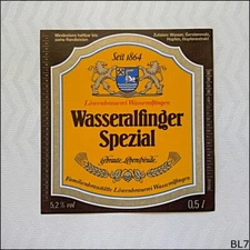 Wasseralfinger Spezial Beer Label (BL7)