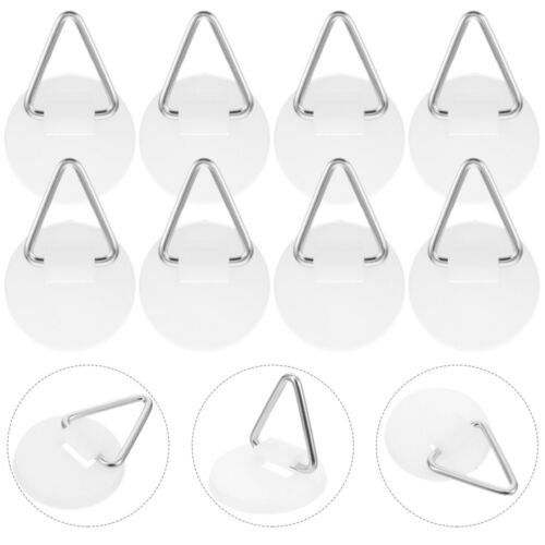 Invisible Plate Hanger 50Pcs Vertical Wall Adhesive Hooks-JM - Picture 1 of 12