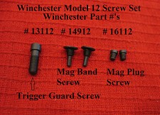 Winchester Model 12 Screw Set Of 5- Win Part 14912 16112 13112