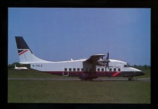 Aviation Airplane Airline postcard British Airways Express G-ISLE SD360 #020