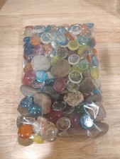 Lot/2.12 lbs Stained Glass Creek Rocks/Floral Arrangements/Fishbowls/Aquariums