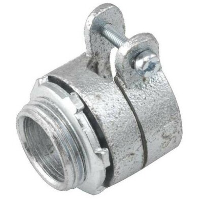 QTY. 10 Hubbell Electrical RACO 2102 Squeeze Connector 1/2'' Malleable Iron Zinc 
