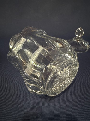 Anfang 20. Jahrhundert Heisey Klarglas Zuckerdose & Deckel COLONAIL um 1909 - 1924 - Bild 6 von 8
