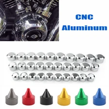 CNC Aluminum Motor Engine Bolt Topper Caps Cover For Harley Touring Dyna Softail