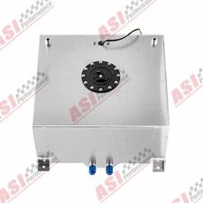 15 Gallon Fuel Cell 60L Universal Gas Tank with Level Sender Aluminum