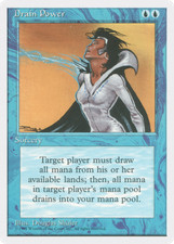Drain Power X (1)-EX/NM- Cuarta 4ª Edición -MTG-4RCards